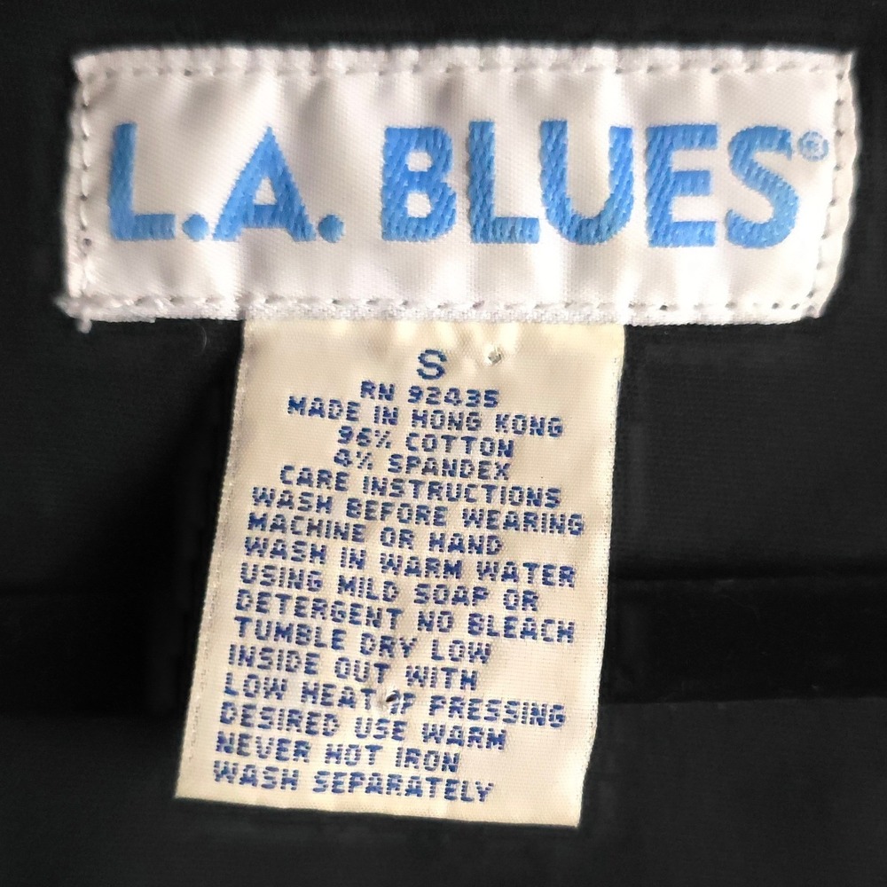 L.A. Blues Snakeskin Print Denim Jacket Womens Size 6‎ Cropped Button Front - Picture 3 of 8